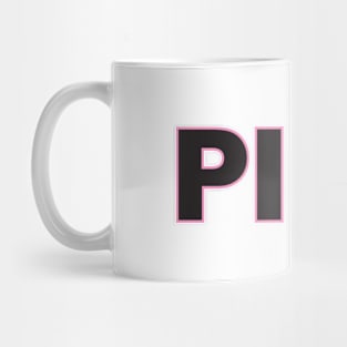 Black Pink Mug